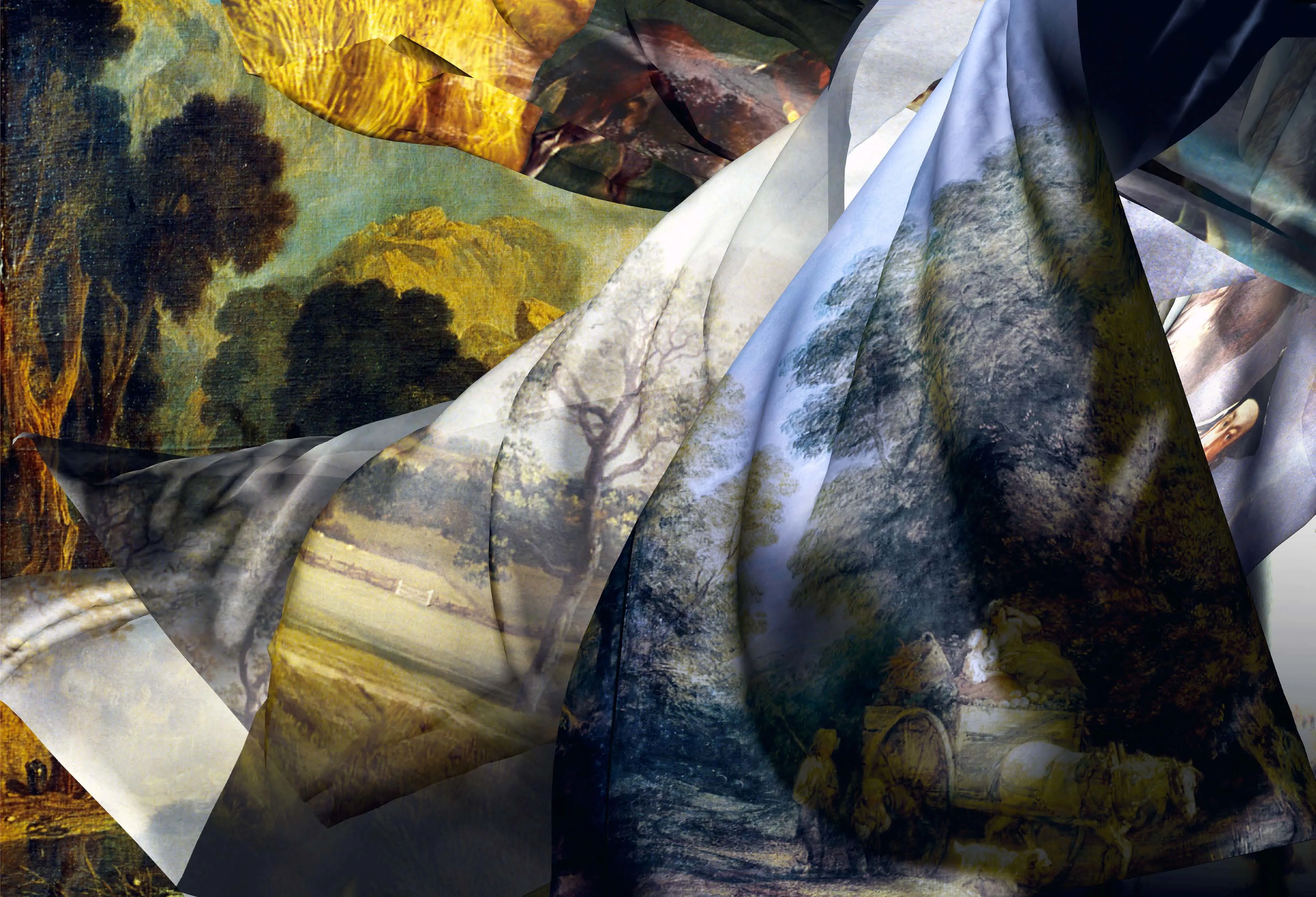 Gainsborough’s Lands (Mr. and Mrs. Andrew, 2004 — lambda print on Plexiglass
